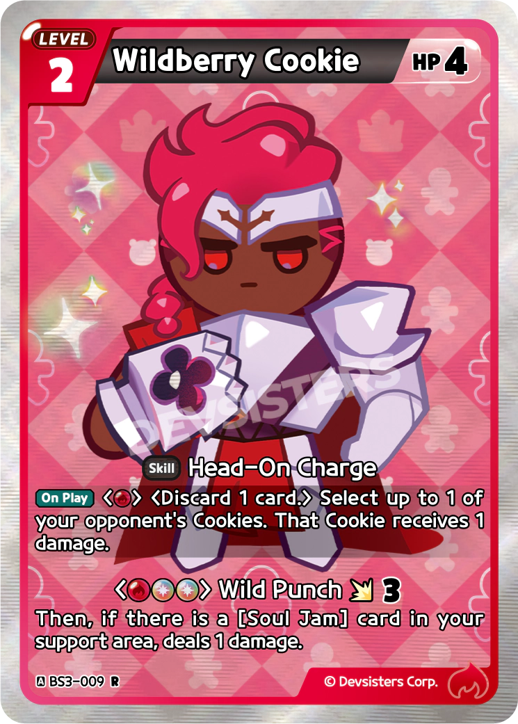 Image for Wildberry Cookie (BS3-009) (BS3) - CookieRun: Braverse TCG