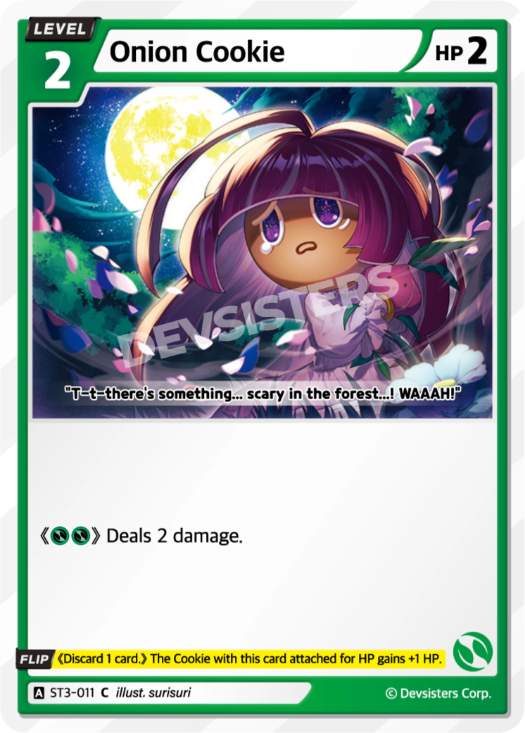 Image for Onion Cookie (ST3-011) (ST3) - CookieRun: Braverse TCG