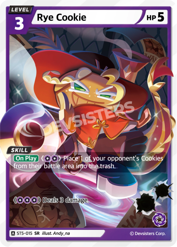 Image for Rye Cookie (ST5-015) (ST5) - CookieRun: Braverse TCG