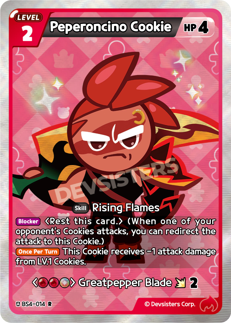 Image for Peperoncino Cookie (BS4-014) (BS4) - CookieRun: Braverse TCG