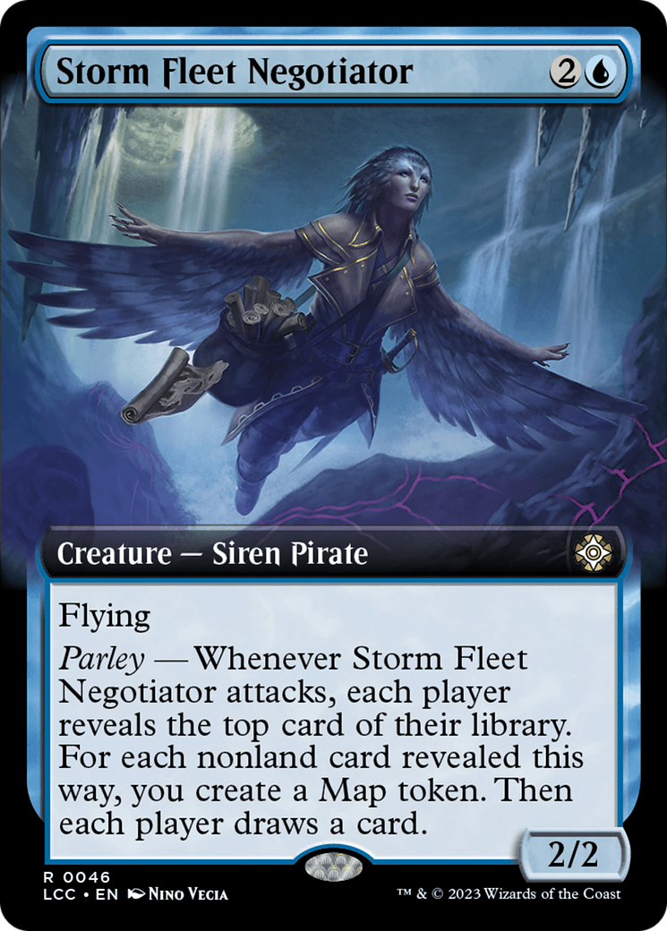 Négociateur de la flotte orageuse (Illustration étendue) [Commander Les Cavernes oubliées d'Ixalan]