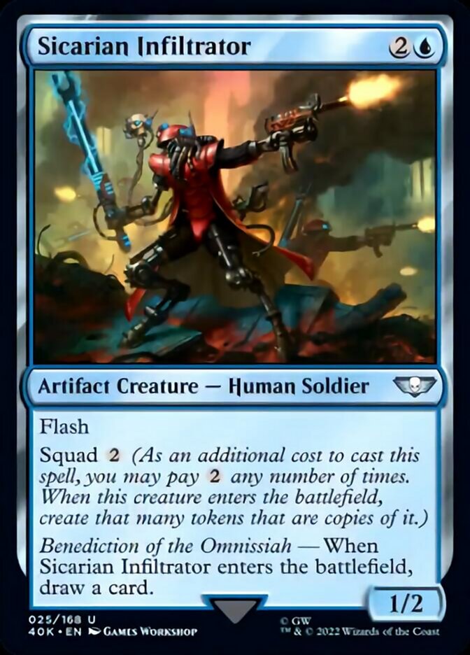 Infiltrateur sicarien (Aluminium éclos) [Warhammer 40,000]