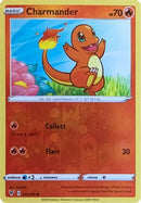 Charmander (023/185) (Holográfica inversa Cosmos) [Espada y Escudo: Voltaje Vívido]