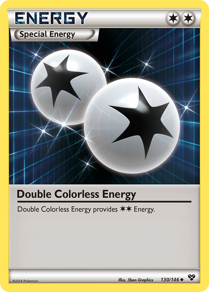 Énergie Incolore Double (130/146) [XY: Set de Base]