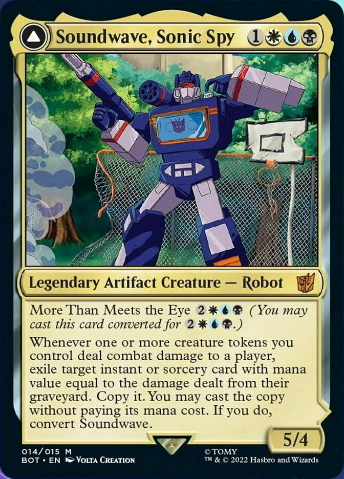 Soundwave, Espion Sonique // Soundwave, Capitaine Supérieur [Transformers]
