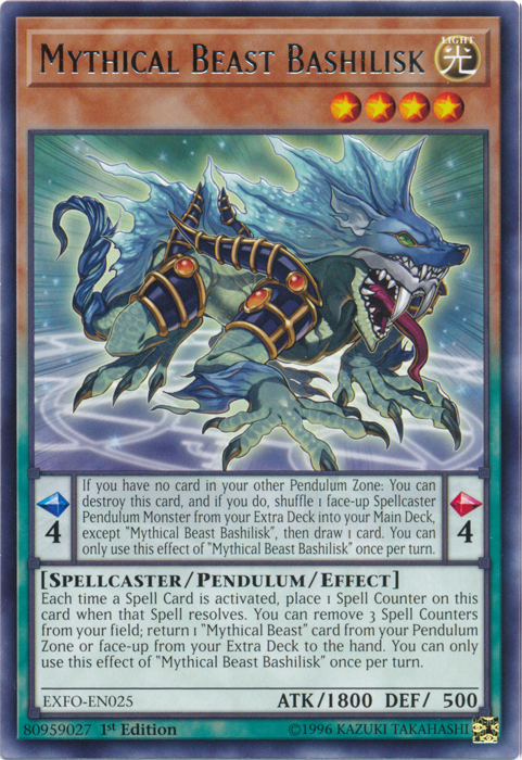 Monstre Mythique Basilisk [EXFO-FR025] Rare