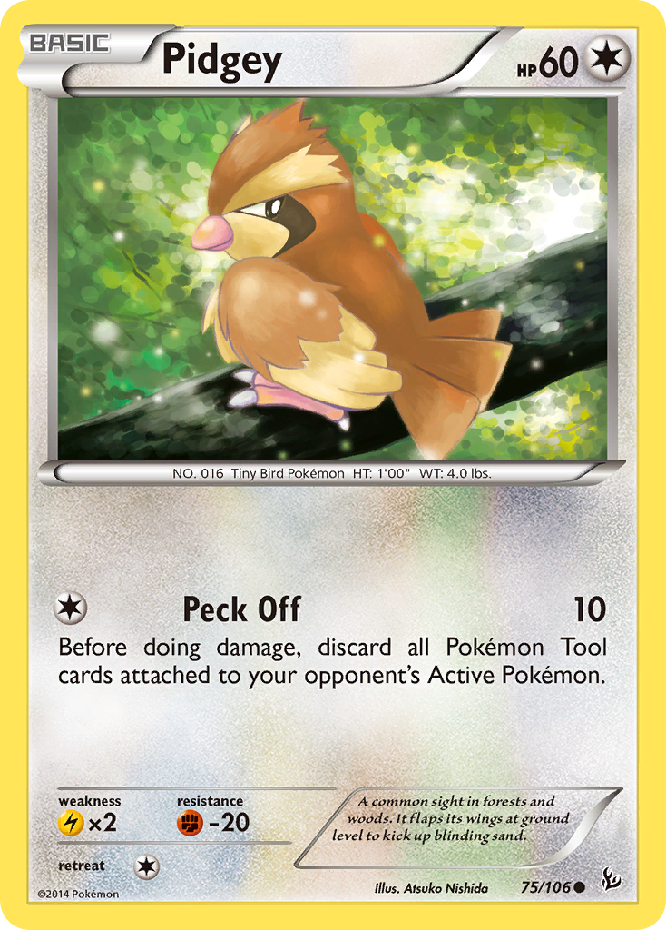 Roucool (75/106) [XY: Flammes de la Rébellion]