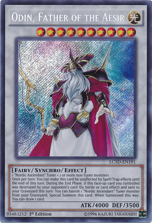 Odin, Père des Ases [LC5D-FR191] Secret Rare