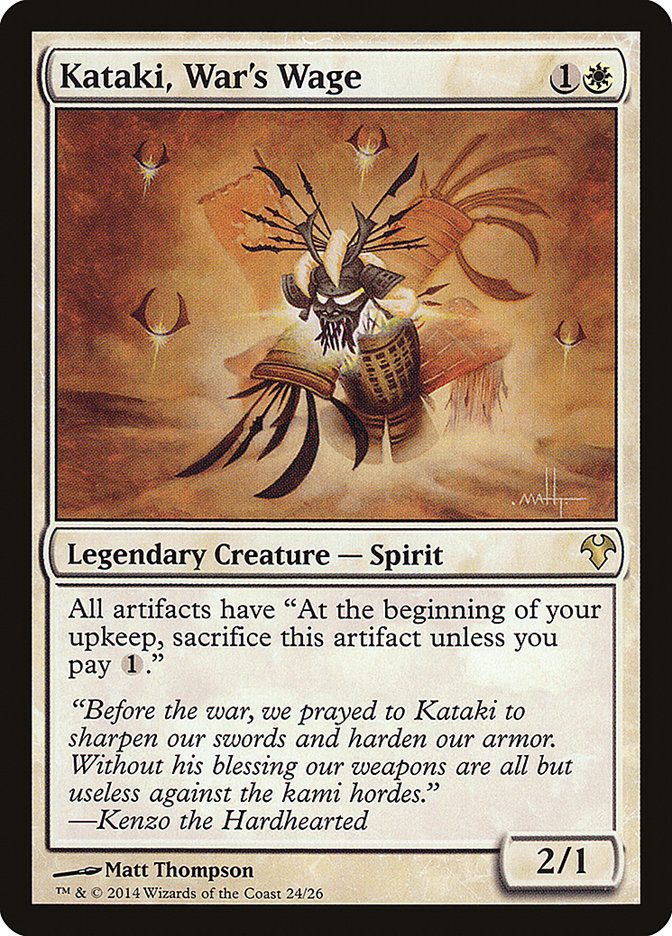 Kataki, la guerre des salaires [Modern Event Deck 2014]