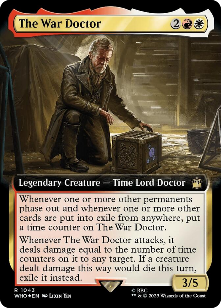 Le Docteur de la Guerre (Art étendu) (Feuille texturée) [Doctor Who]