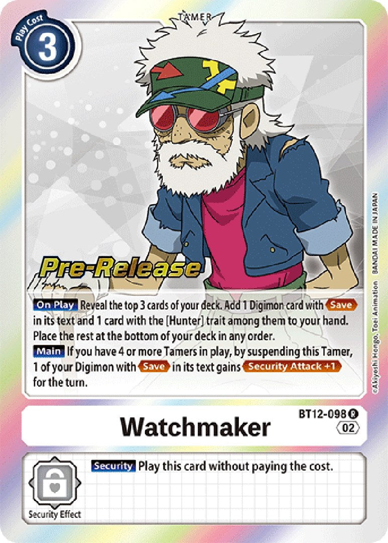 Relojero [BT12-098] [Cartas de prelanzamiento de Across Time]