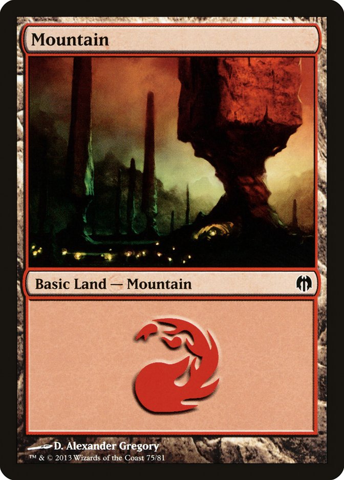 Montagne (75) [Duel Decks: Heroes vs. Monsters]