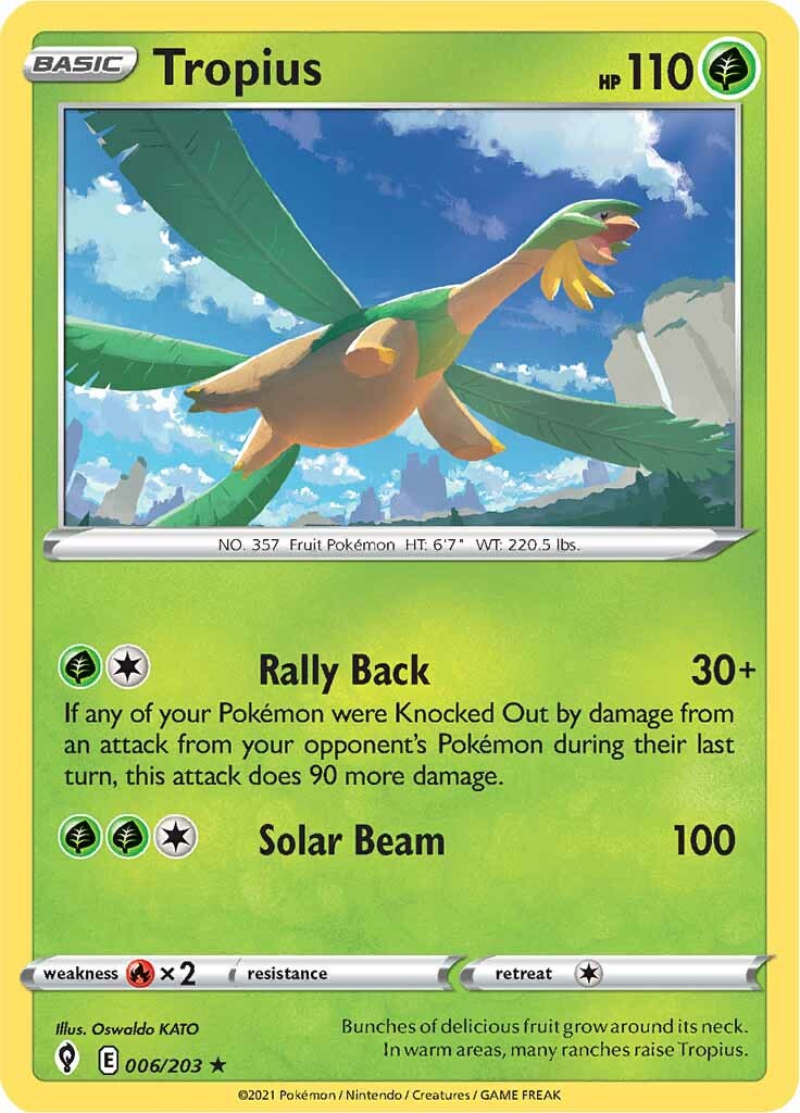 Tropius (006/203) [Épée et Bouclier : Ciel Évolutif]