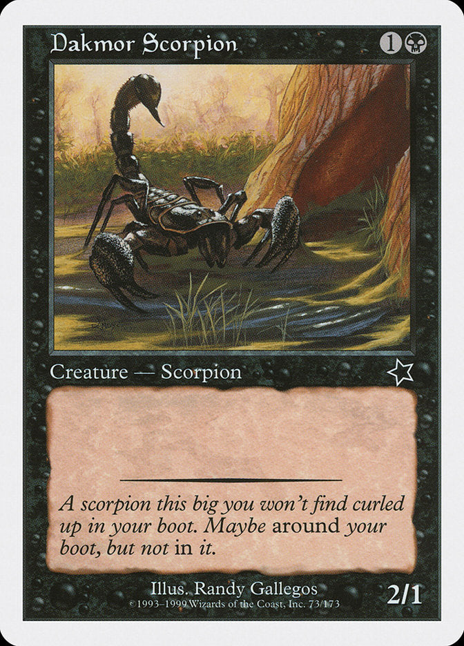 Scorpion de Dakmor [Starter 1999]