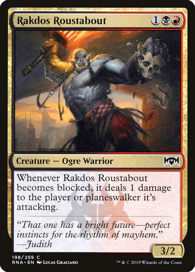 Émeutier rakdos [Allégeance de Ravnica]
