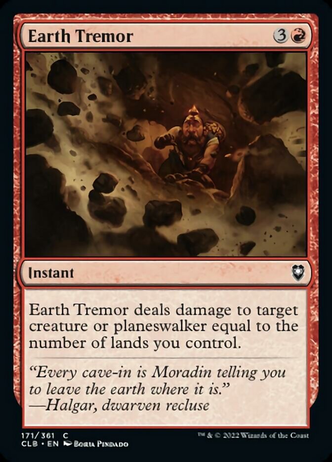 Temblor de tierra [Commander Legends: Battle for Baldur's Gate]