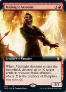 Incendiaria de medianoche (Arte extendido) [Innistrad: Voto Carmesí Commander]