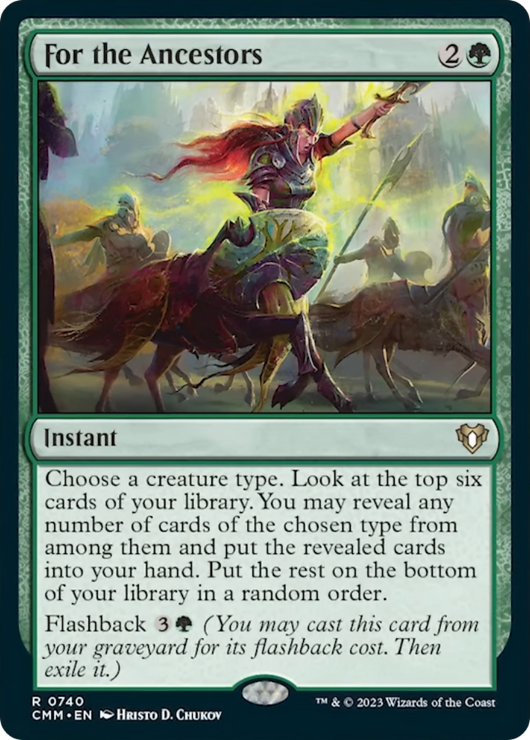 Pour les Ancêtres [Commander Masters]