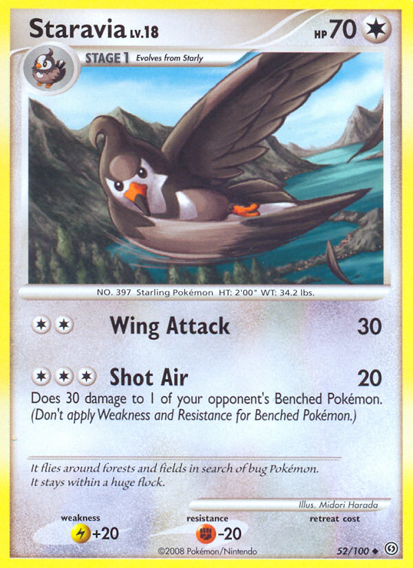Staravia (52/100) [Diamante & Perla: Frente Tormenta]