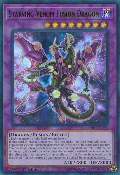 Dragon Fusion Venin Affamé [LEDD-FRC25] Ultra Rare