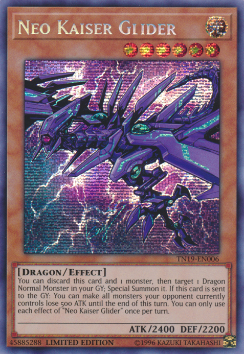 Planeador Neo Kaiser [TN19-EN006] Secreta Rara Prismática
