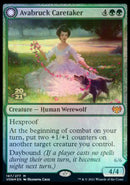 Cuidador de Avabruck // Cazador alfa de Hollowhenge [Promos de Prerelease de Innistrad: Voto Carmesí]