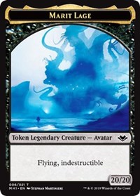 Ficha de dos caras Marit Lage (006) // Elemental (008) [Modern Horizons Tokens]