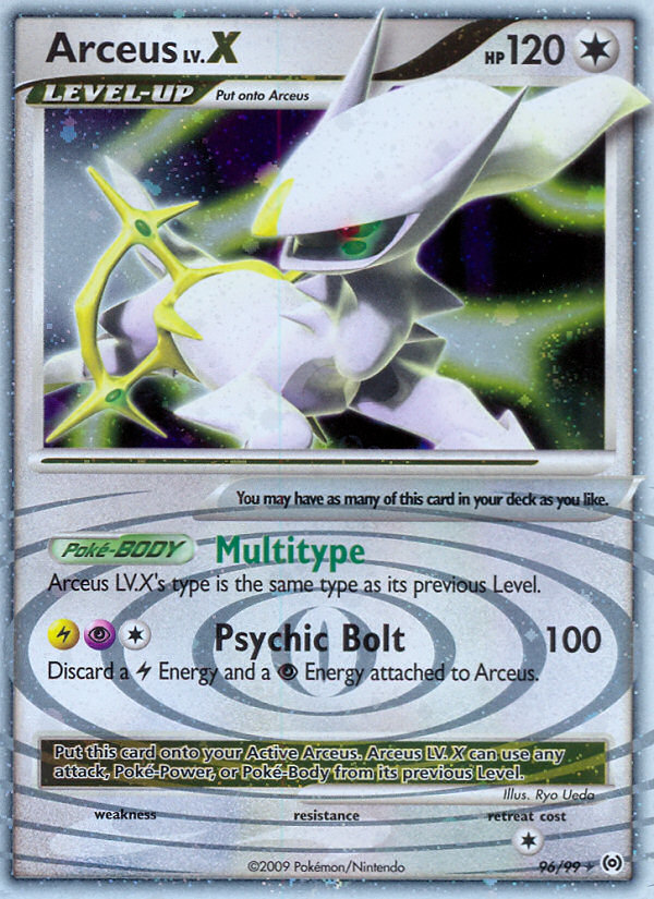 Arceus LV.X (96/99) [Platine : Arceus]