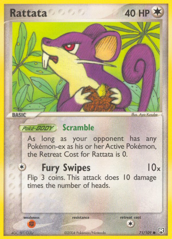 Rattata (71/109) [EX: Retour de la Team Rocket]