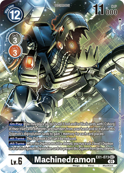 Machinedramon [EX1-073] (Arte Alternativo) [Colección Clásica]