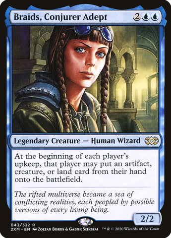 Braids, Adepta Conjuradora [Double Masters]