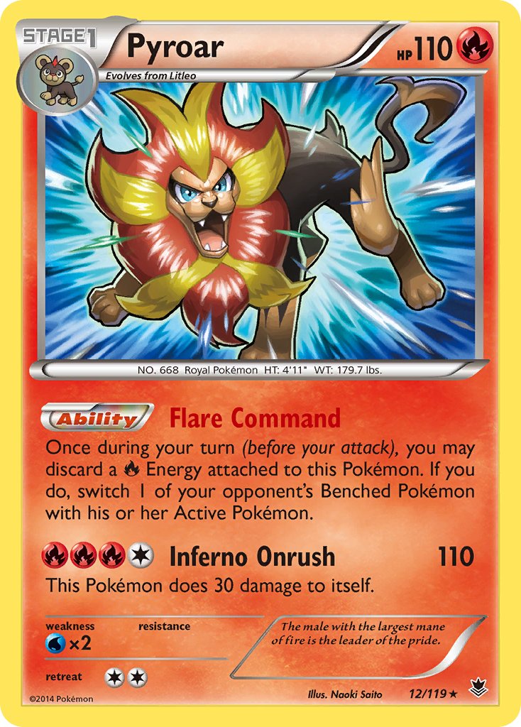 Pyrax (12/119) (Exclusif aux Decks à Thème) [XY: Forces Fantômes]