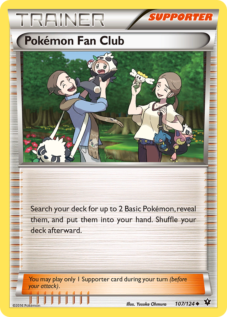 Fan Club Pokémon (107/124) [XY — Offensive Vapeur]