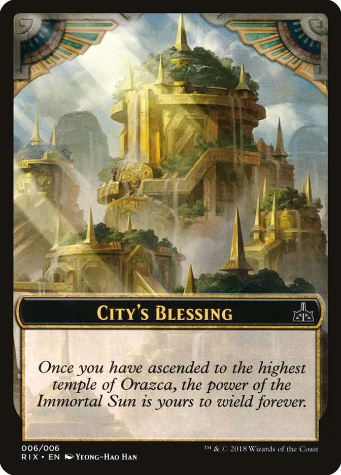 Bendición de la Ciudad [Fichas de Rivales de Ixalan]