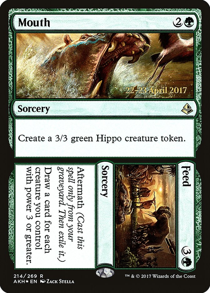 Boca // Alimento [Cartas promocionales de Amonkhet Prerelease]