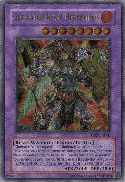 Bête Gladiateur Héraclinos [TU02-FR000] Ultimate Rare