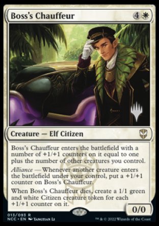 Chauffeur de la chef (Pack promo) [Promos Commander Rues de la Nouvelle Capenna]