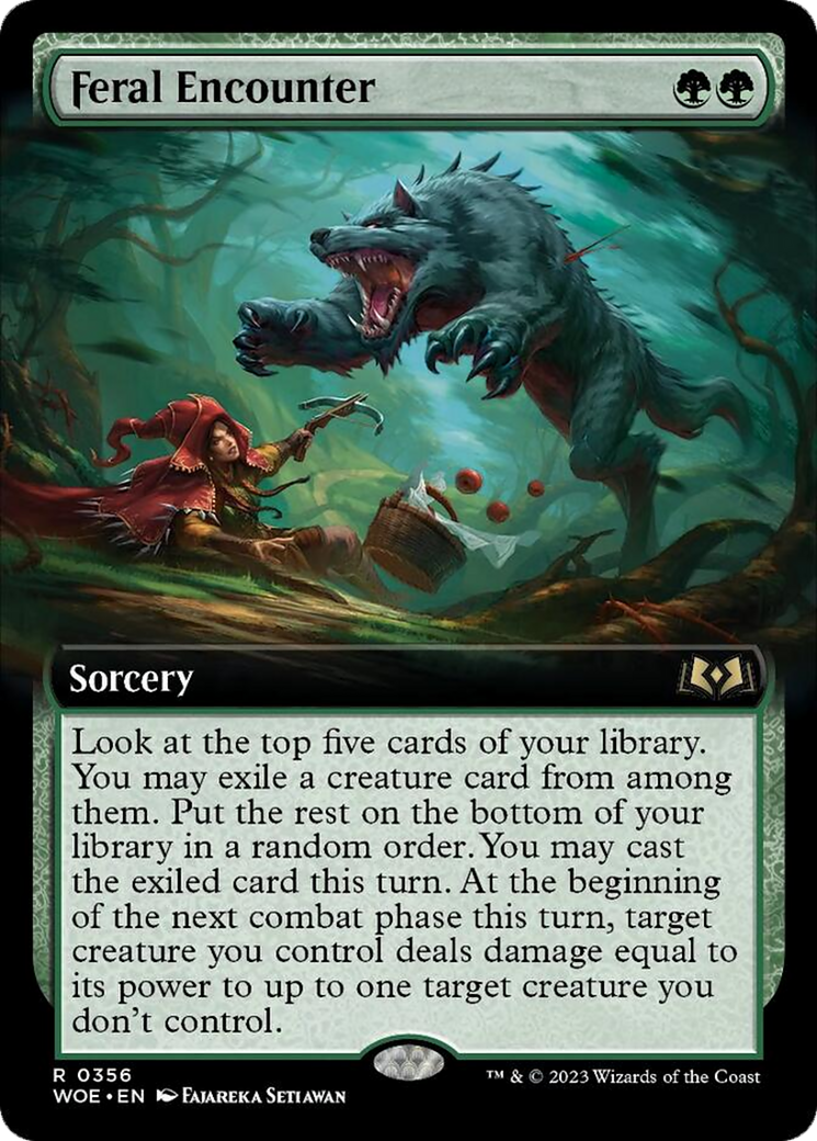 Rencontre sauvage (Version étendue) [Les friches d'Eldraine]