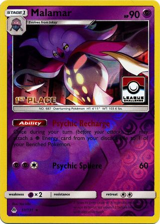Malamar (51/131) (Liga Promocional 1er Puesto) [Sol y Luna: Luz Prohibida]