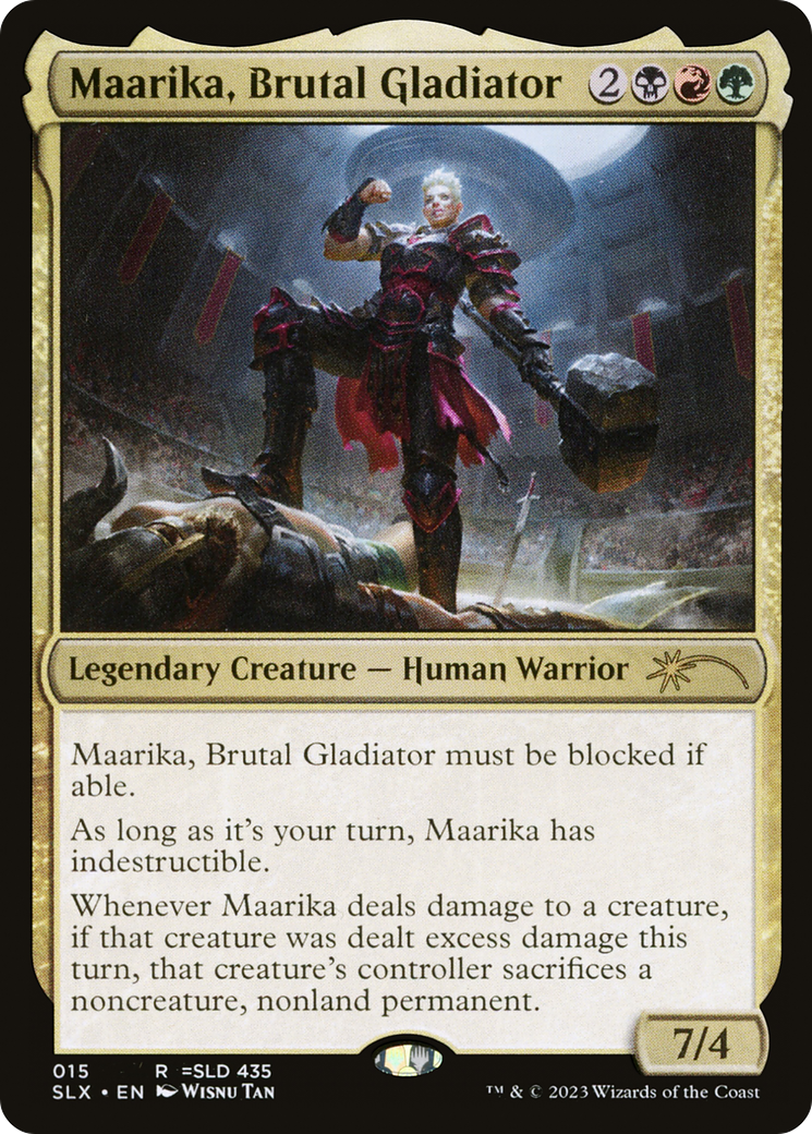 Maarika, gladiatrice brutale [Secret Lair: Universes Within]