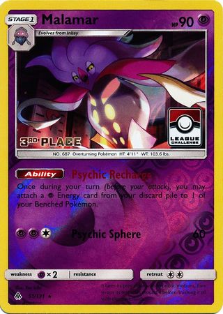 Malamar (51/131) (Liga Promo 3er Lugar) [Sol y Luna: Luz Prohibida]