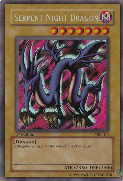 Dragon Noir Serpent [MRL-103] Secrète Rare