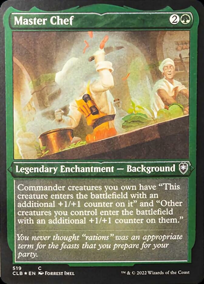 Maître cuisinier (gravure à l'acide) [Commander Legends : Battle for Baldur's Gate]