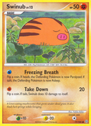 Swinub (77/100) [Diamante & Perla: Frente Tormenta]