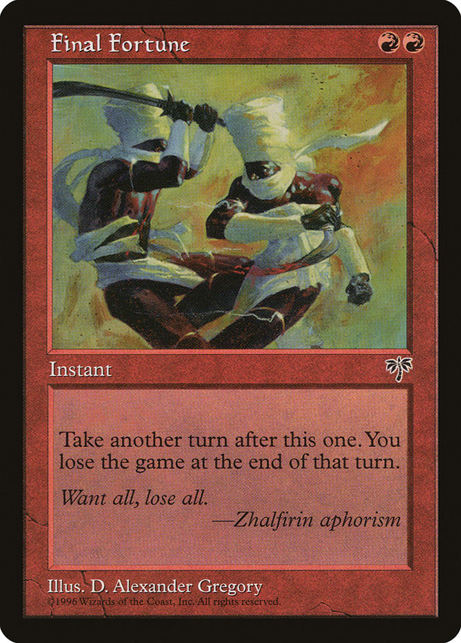 Fortune finale [Mirage]