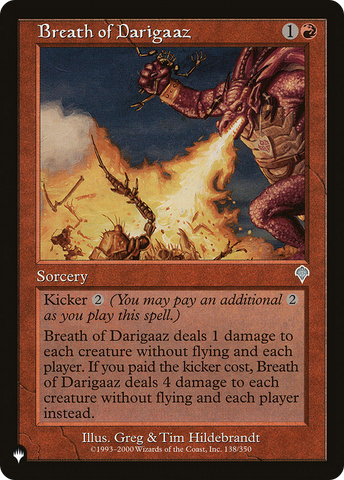 Aliento de Darigaaz [The List]