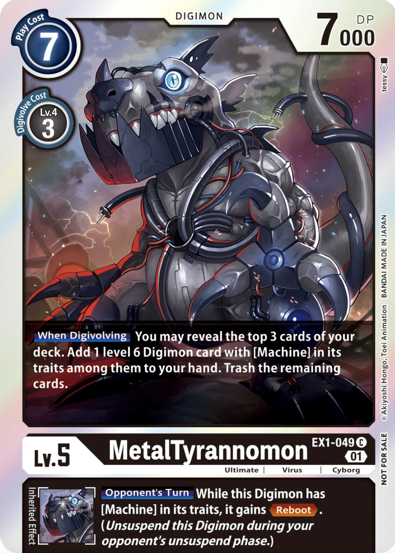 MetalTyrannomon [EX1-049] (Paquete de la suerte del mazo de lujo) [Promos de la colección clásica]