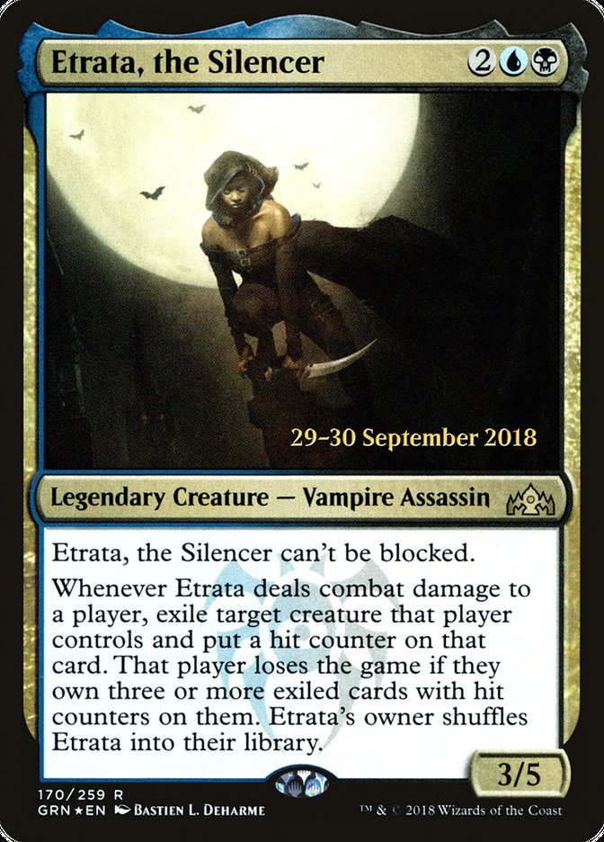 Etrata, la silencieuse [Cartes promos d'avant-première Guildes de Ravnica]