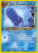 Omanyte Oscuro (37/105) [Neo Destiny 1ª edición]