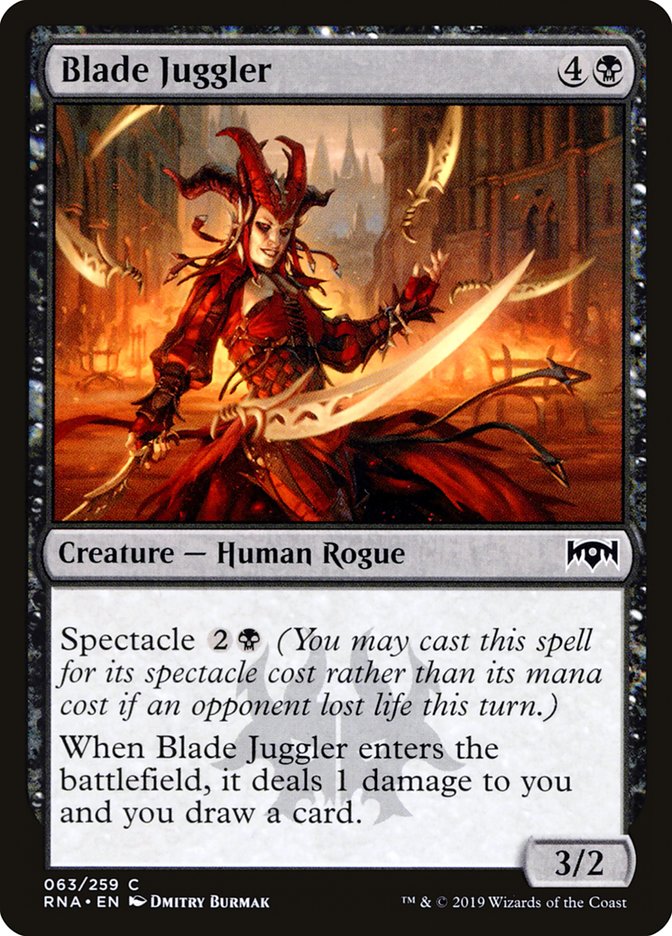 Jongleur de lames [Allégeance de Ravnica]